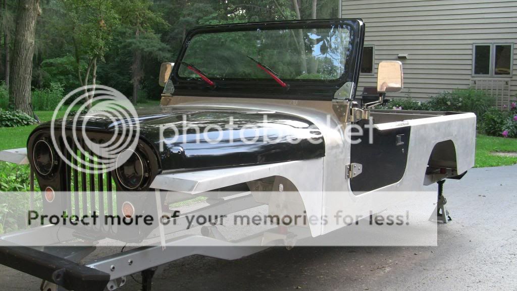 Jeep 4x4 CJ8 Scrambler project, ALUMINUM Aqualu tub, TDK frame, Fox