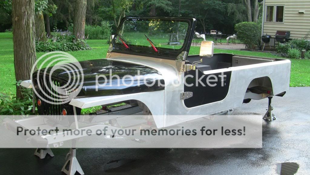 Jeep 4x4 CJ8 Scrambler project, ALUMINUM Aqualu tub, TDK frame, Fox