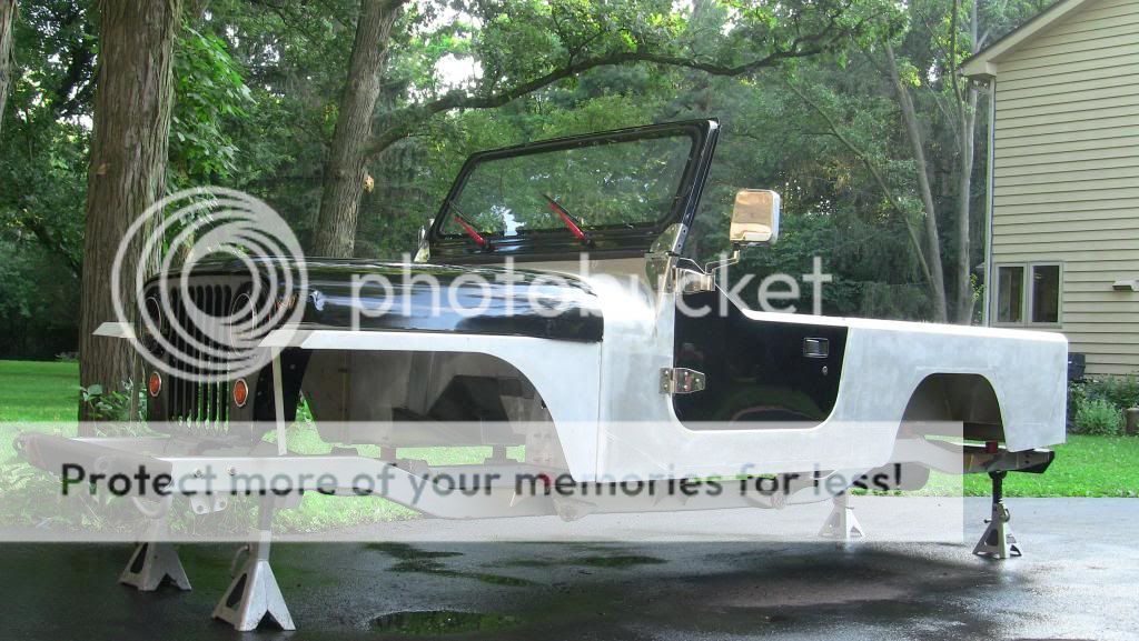 Jeep 4x4 CJ8 Scrambler project, ALUMINUM Aqualu tub, TDK frame, Fox