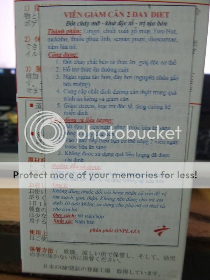 2 day diet  ..viên giảm cân Japan